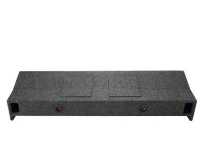 Rhino Box Dual 8-Inch Ported Subwoofer Box; Carpeted (09-20 F-150 SuperCrew)