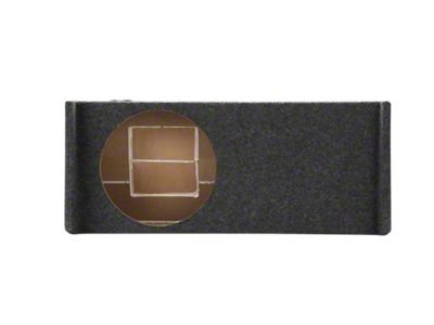 Rhino Box Single 10-Inch Down Firing Subwoofer Box; Carpeted (09-25 F-150 SuperCab, SuperCrew)