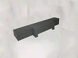 Dual 10-Inch Down Firing Subwoofer Box; Carpeted (99-03 F-250 Super Duty SuperCrew)