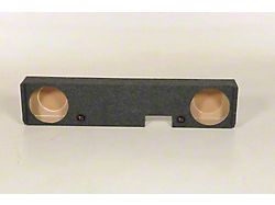 Rhino Box Dual 10-Inch Down Firing Subwoofer Box; Carpeted (01-08 F-250 Super Duty SuperCab)