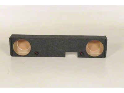 Rhino Box Dual 10-Inch Down Firing Subwoofer Box; Carpeted (01-08 F-250 Super Duty SuperCab)
