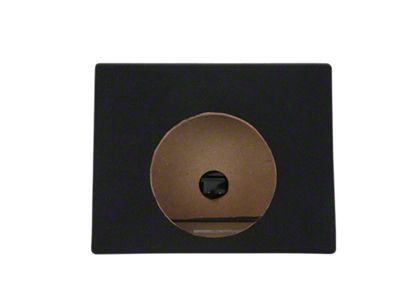 Single 12-Inch Behind Seat Subwoofer Box; Carpeted (Universal; Some Adaptation May Be Required)