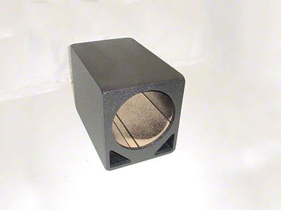 Single 12-Inch Double Ported Subwoofer Box; Poly Coated (Universal; Some Adaptation May Be Required)