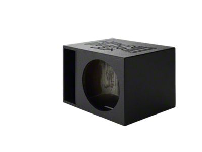 Single 15-Inch Horn Ported Subwoofer Box; Poly Coated (Universal; Some Adaptation May Be Required)