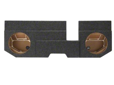 Jumbo Dual 10-Inch Subwoofer Box; Carpeted (09-18 RAM 1500 Quad Cab)