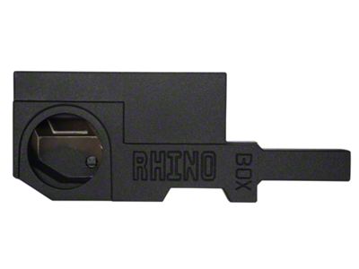 Rhino Box Single 12-Inch Ported Subwoofer Box; Poly Coated (02-08 RAM 1500 Quad Cab)