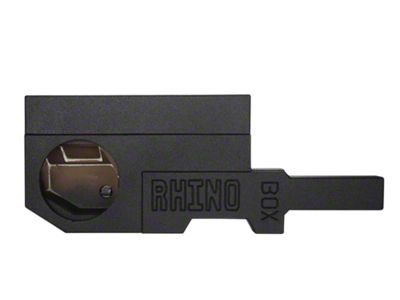 Rhino Box Single 12-Inch Ported Subwoofer Box; Poly Coated (09-25 RAM 1500 Quad Cab)