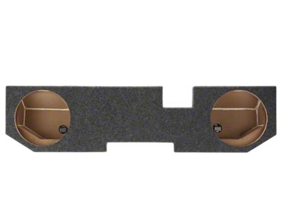 Rhino Box Dual 12-Inch Subwoofer Box; Carpeted (03-09 RAM 2500 Quad Cab)