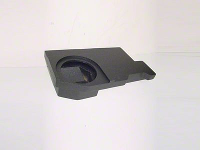 Rhino Box Jumbo Single 12-Inch Subwoofer Box; Poly Coated (03-09 RAM 2500 Quad Cab)