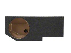 Single 10-Inch Subwoofer Box; Carpeted (03-09 RAM 2500 Quad Cab)
