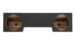 Dual 12-Inch Front Firing Subwoofer Box; Carpeted (94-02 RAM 3500 Club Cab, Quad Cab)