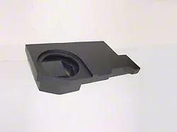 Jumbo Single 10-Inch Subwoofer Box; Poly Coated (03-09 RAM 3500 Quad Cab)