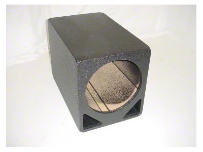 Single 15-Inch Double Ported Subwoofer Box; Poly Coated (Universal; Some Adaptation May Be Required)
