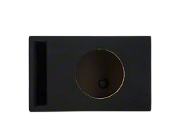 Single 8-Inch Slot Ported Subwoofer Box; Carpeted (Universal; Some Adaptation May Be Required)