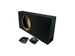 Single 10-Inch Slot Ported Subwoofer Box; Carpeted (Universal; Some Adaptation May Be Required)