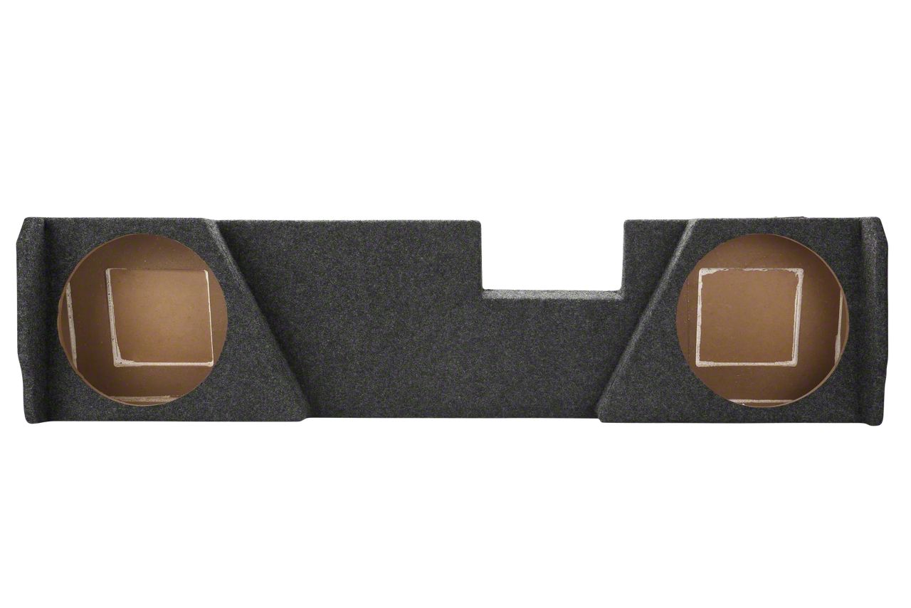 Silverado 1500 Dual 12-Inch Under Rear Seat Ported Subwoofer Box ...