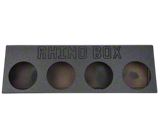Quad 10-Inch Behind Seat Subwoofer Box; Poly Coated (Universal; Some Adaptation May Be Required)