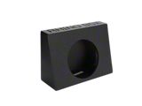 Single 10-Inch Behind Seat Subwoofer Box; Poly Coated (Universal; Some Adaptation May Be Required)