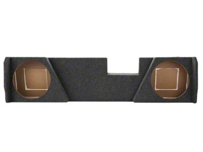Rhino Box Dual 12-Inch Under Rear Seat Ported Subwoofer Box; Carpeted (15-25 Silverado 2500 HD Double Cab)