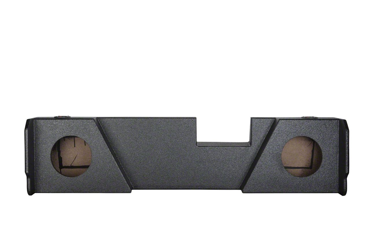 Silverado 2500 Dual 8-Inch Under Rear Seat Ported Subwoofer Box; Poly ...