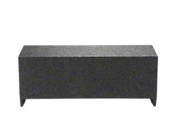 Dual 10-Inch Behind Third Row Seat Down Firing Subwoofer Box; Carpeted (07-26 Tahoe)