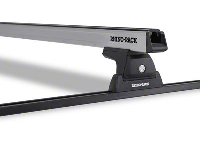 Rhino-Rack Heavy Duty RLT600 Trackmount 1-Bar Roof Rack; Silver (11-16 F-250 Super Duty SuperCrew)