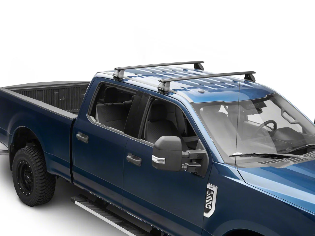 Rhino-Rack F-350 Super Duty Vortex 2500 2-Bar Roof Rack; Black JB0306 ...