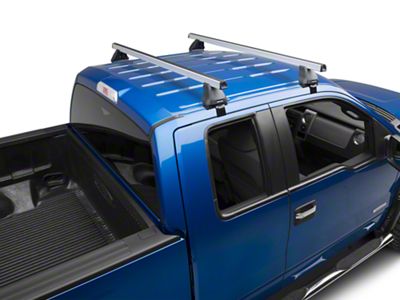 Rhino-Rack Heavy Duty 2500 2-Bar Roof Rack; Silver (04-14 F-150 SuperCab, SuperCrew)
