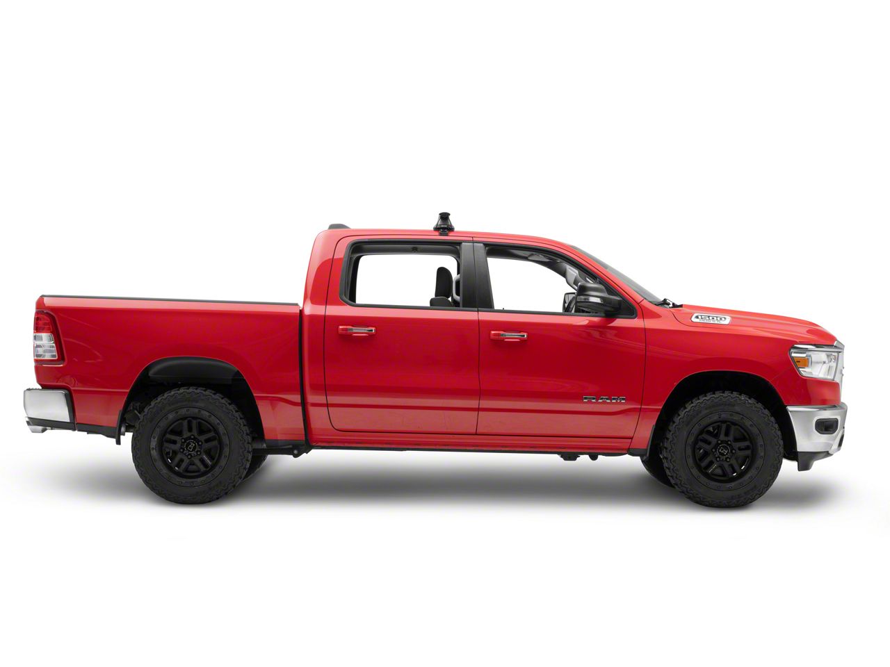 Rhino-Rack RAM 1500 Vortex 2500 1-Bar Roof Rack; Black