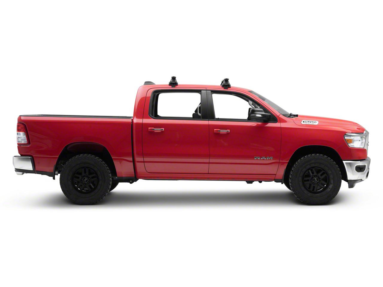 Rhino-Rack RAM 1500 Vortex 2500 2-Bar Roof Rack; Black JC-00002