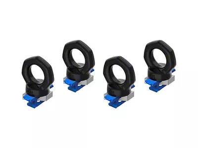 Rhino-Rack Eye Bolts with Zwifloc; Set of 4 (Universal; Some Adaptation May Be Required)