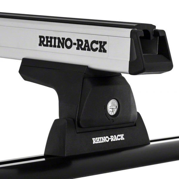 Rhino-Rack Sierra 2500 Heavy Duty 2-Bar Track Mount Roof Rack; Silver ...
