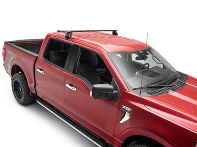 Rhino-Rack Vortex 2500 1-Bar Roof Rack; Black (15-24 F-150 SuperCrew)