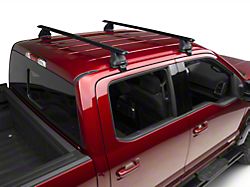 Rhino-Rack Vortex 2500 2 Bar Roof Rack; Black (15-24 F-150 SuperCrew)