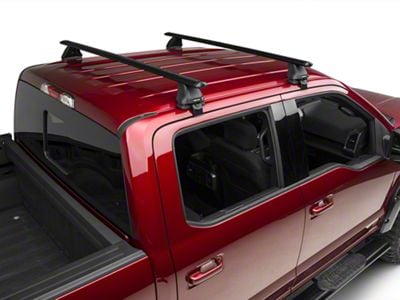 Rhino-Rack Vortex 2500 2 Bar Roof Rack; Black (15-25 F-150 SuperCrew)