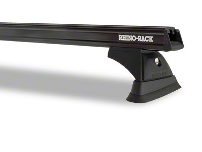 Rhino-Rack Heavy Duty RCH 2-Bar Roof Rack; Black (15-20 Yukon w/ Flush Rails)