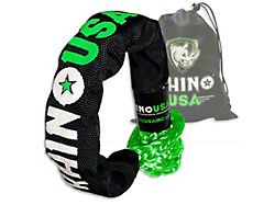 Rhino USA 3/8-Inch x 22-Inch Synthetic Soft Shackle; Green 