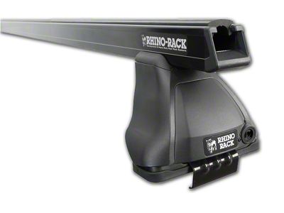 Rhino-Rack Heavy Duty 2500 2-Bar Roof Rack; Black (07-13 Sierra 1500 Extended Cab, Crew Cab)