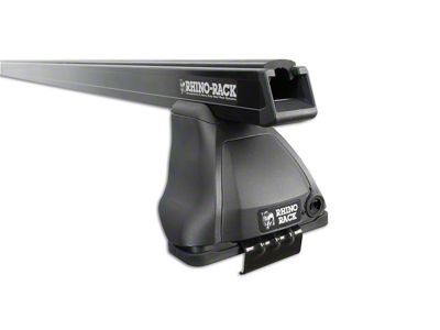 Rhino-Rack Heavy Duty 2500 2-Bar Roof Rack; Black (07-13 Silverado 1500 Extended Cab, Crew Cab)