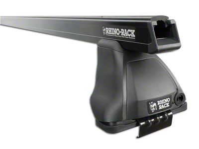 Rhino-Rack Heavy Duty 2500 2-Bar Roof Rack; Black (14-18 Sierra 1500 Double Cab, Crew Cab)