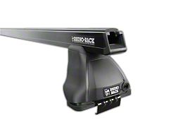 Rhino-Rack Heavy Duty 2500 2-Bar Roof Rack; Black (14-18 Silverado 1500 Double Cab, Crew Cab)