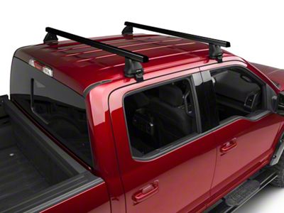 Rhino-Rack Heavy Duty 2500 2-Bar Roof Rack; Black (15-24 F-150 SuperCrew)