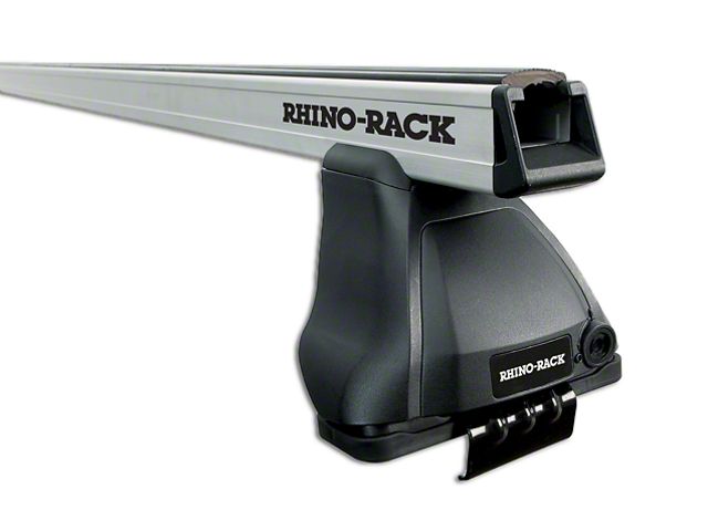 Rhino-Rack Heavy Duty 2500 2-Bar Roof Rack; Silver (07-13 Sierra 1500 Extended Cab, Crew Cab)