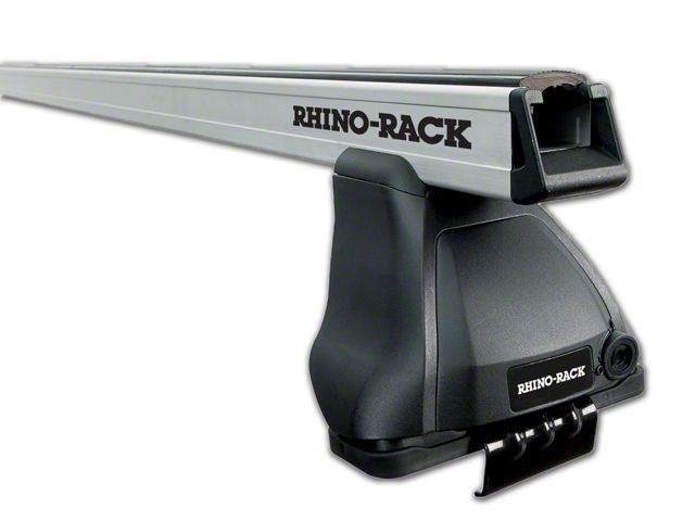 Rhino-Rack Heavy Duty 2500 2-Bar Roof Rack; Silver (14-18 Sierra 1500 Double Cab, Crew Cab)