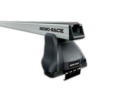 Rhino-Rack Heavy Duty 2500 2-Bar Roof Rack; Silver (14-18 Silverado 1500 Double Cab, Crew Cab)