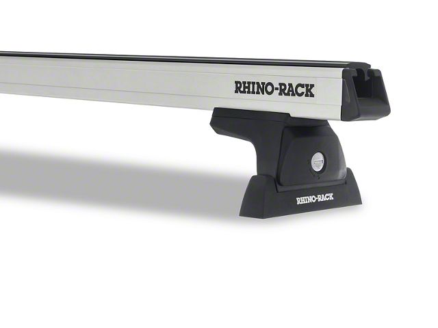 Rhino-Rack Heavy Duty RLT600 Ditch Mount 1-Bar Roof Rack; Silver (09-18 RAM 1500)
