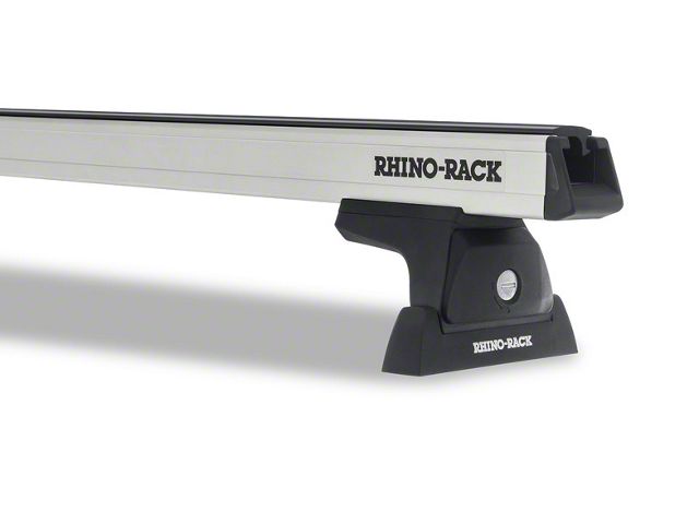 Rhino-Rack Heavy Duty RLT600 Ditch Mount 2-Bar Roof Rack; Silver (04-08 F-150 SuperCab)