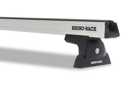 Rhino-Rack Heavy Duty RLT600 Ditch Mount 2-Bar Roof Rack; Silver (09-18 RAM 1500 Quad Cab, Crew Cab)