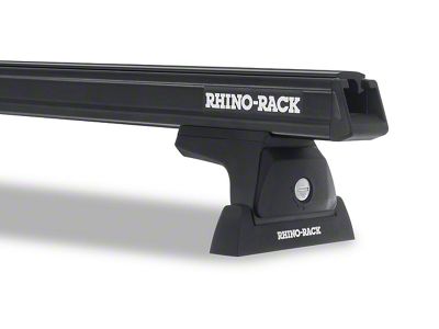 Rhino-Rack Heavy Duty RLT600 Ditch Mount 3-Bar Roof Rack; Black (09-18 RAM 1500 Crew Cab)