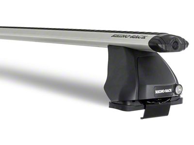 Rhino-Rack Vortex 2500 2-Bar Roof Rack; Silver (07-13 Silverado 1500 Extended Cab, Crew Cab)